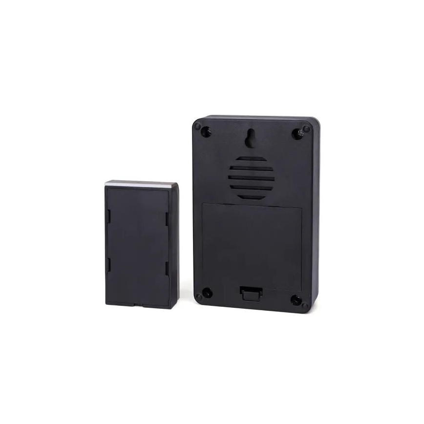 Aigostar - Wireless doorbell 3xAA IP44 black/copper
