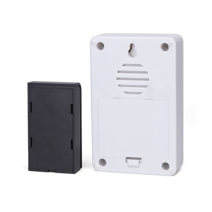 Aigostar - Wireless doorbell 3xAA IP44 black/white
