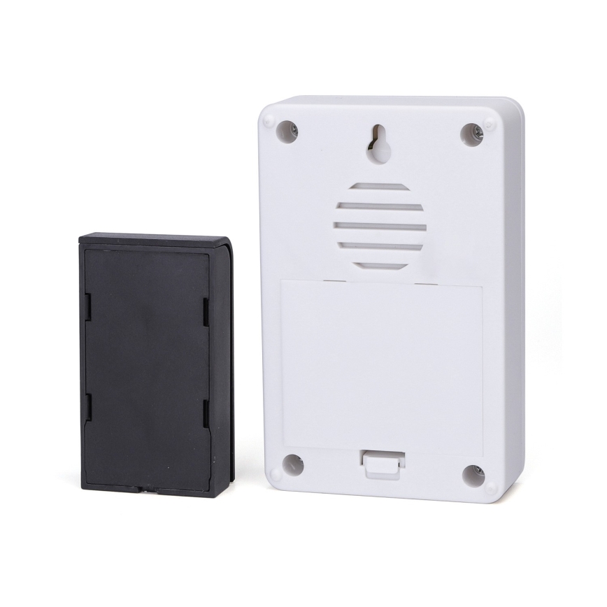 Aigostar - Wireless doorbell 3xAA IP44 black/white