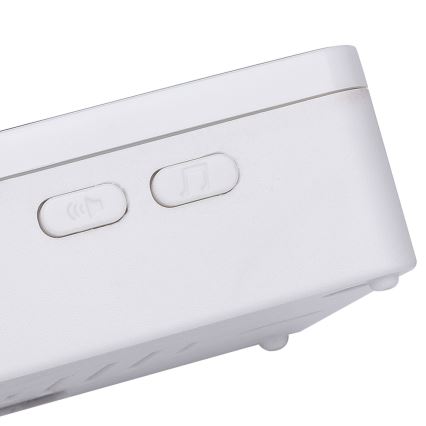Aigostar - Wireless doorbell 3xAA IP44 black/white