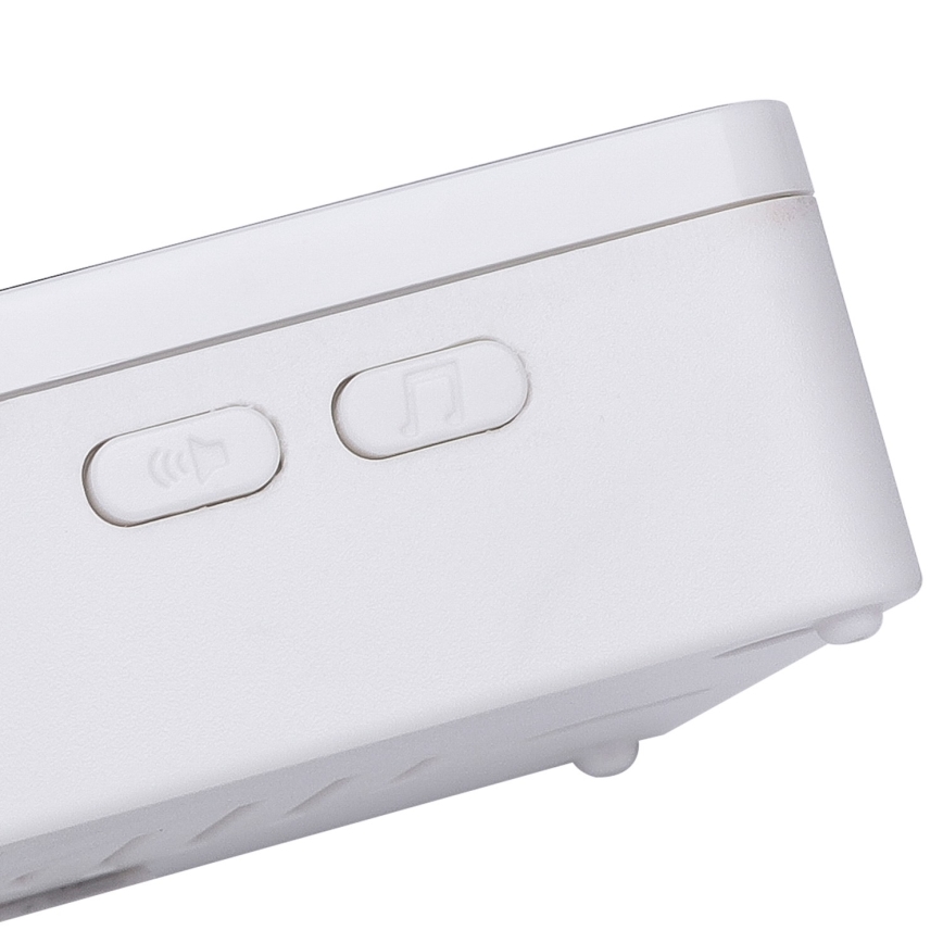 Aigostar - Wireless doorbell 3xAA IP44 black/white