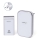 Aigostar - Wireless Plug-in Doorbell 230V/12V IP44 White