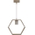 Aigostar - Wooden pendant light on cord 1xE27/60W/230V Pine