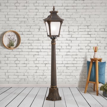 AIKO Outdoor Lamp 1× E27 / 60W / 230V, 115 cm, IP23, Bronze/Patina finish
