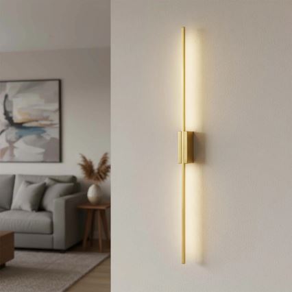 AISHA LED Wall Light, 20W, 230V, 4000K, 120 cm — Gold