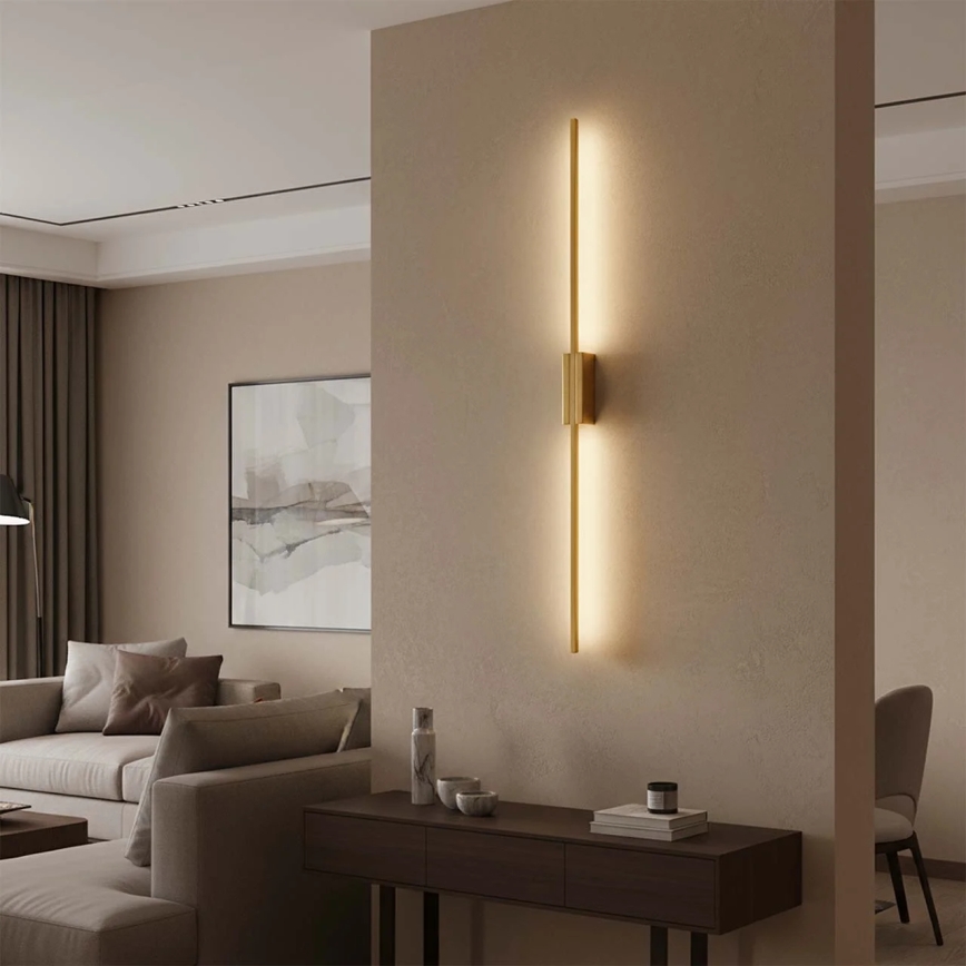AISHA LED Wall Light, 20W, 230V, 4000K, 120 cm — Gold