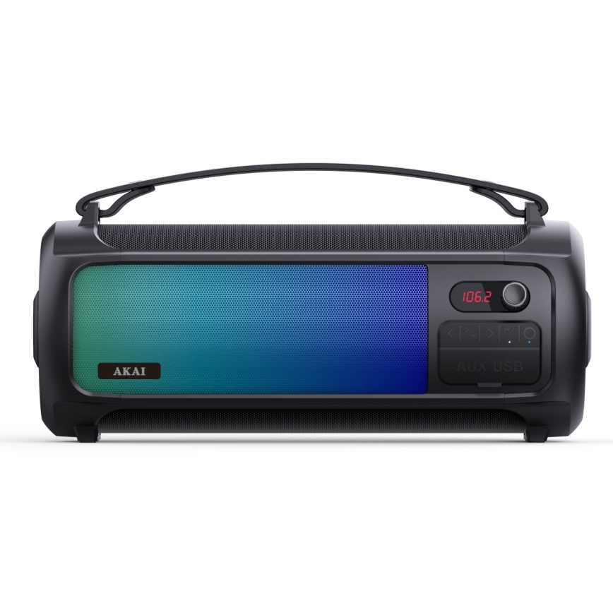 AKAI ABTS-35 - Wireless speaker with RGB lighting, 10 W / 3000 mAh