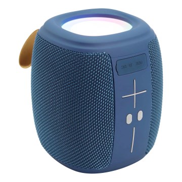 AKAI ABTS-V5 BL - Wireless Speaker with Microphone, 3 W / 1200 mAh, Blue