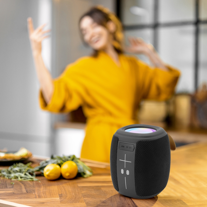 AKAI ABTS-V5 BL - Wireless Speaker with Microphone, 3 W / 1200 mAh, Blue