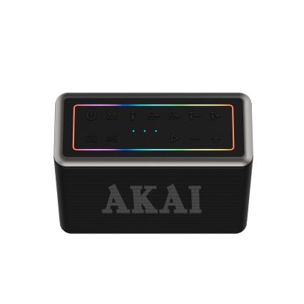AKAI ABTSW-120 - Wireless speaker with two microphones, 80W, 4000 mAh battery, IPX6