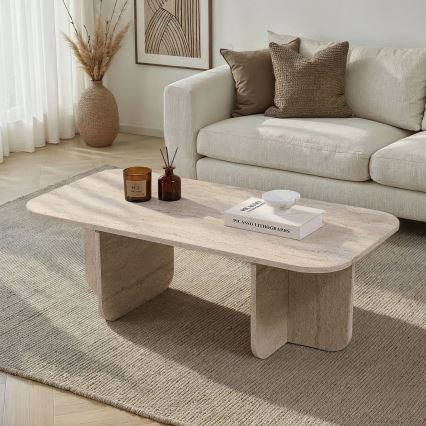 AKIRA Coffee Table 120x60 cm Beige