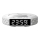 Alarm clock with LCD display and wireless Qi charger 27W/9V white