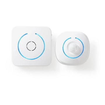 Alarm with wireless motion sensor 6xAA white