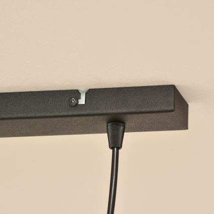 ALBA cable-hung pendant lamp 2xE27/15W/230V gray