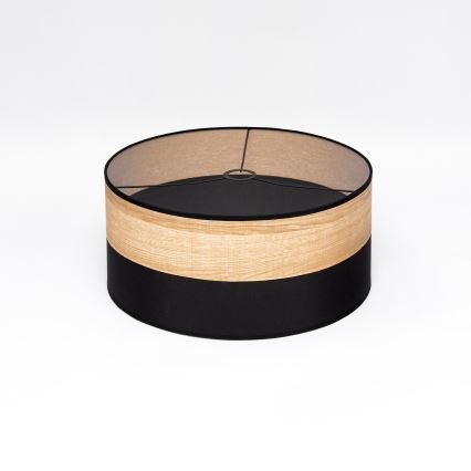 ALBA cable-hung pendant light 1xE27/15W/230V Ø 45 cm black/brown