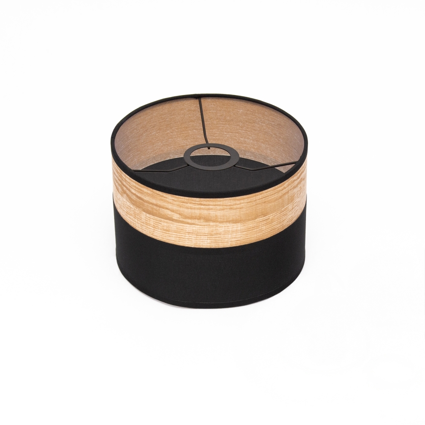 ALBA cable pendant 1x E27/15W/230V Ø 20 cm black/brown