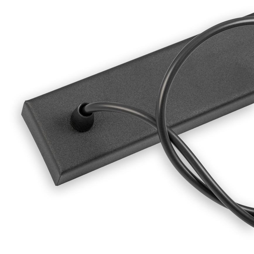 ALBA cable pendant 3xE27/15W/230V black/brown