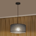 ALBA Cable Pendant Light 1x E27/15W/230V, Ø 45 cm, Grey