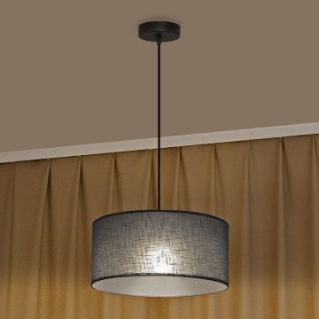 ALBA Cable Pendant Light 1x E27/15W/230V, Ø 45 cm, Grey