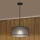 ALBA Cable Pendant Light 1x E27/15W/230V, Ø 45 cm, Grey