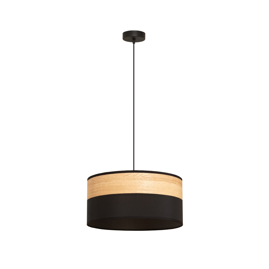 ALBA Cable Pendant Light 1xE27/15W/230V, Ø 40 cm, Black/Brown