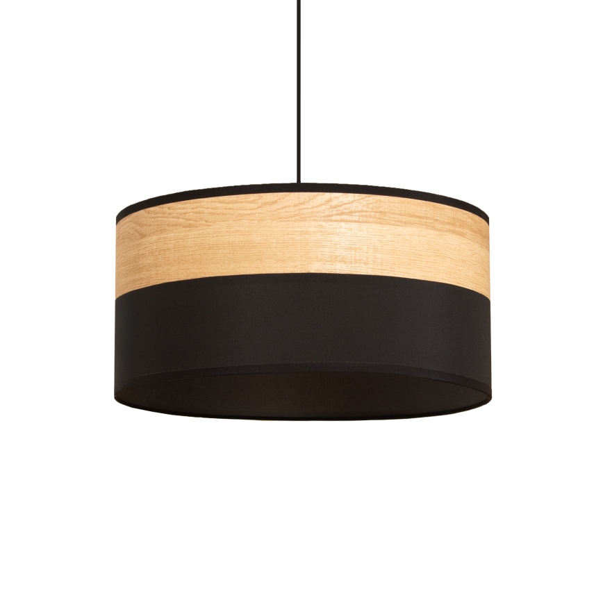 ALBA Cable Pendant Light 1xE27/15W/230V, Ø 40 cm, Black/Brown