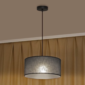 ALBA Cable Pendant Light 1xE27/15W/230V Ø 40 cm, Grey