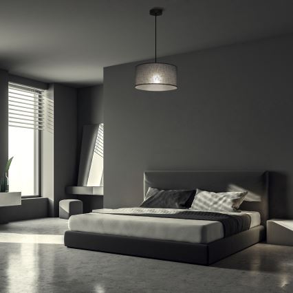 ALBA Cable Pendant Light 1xE27/15W/230V Ø 40 cm, Grey