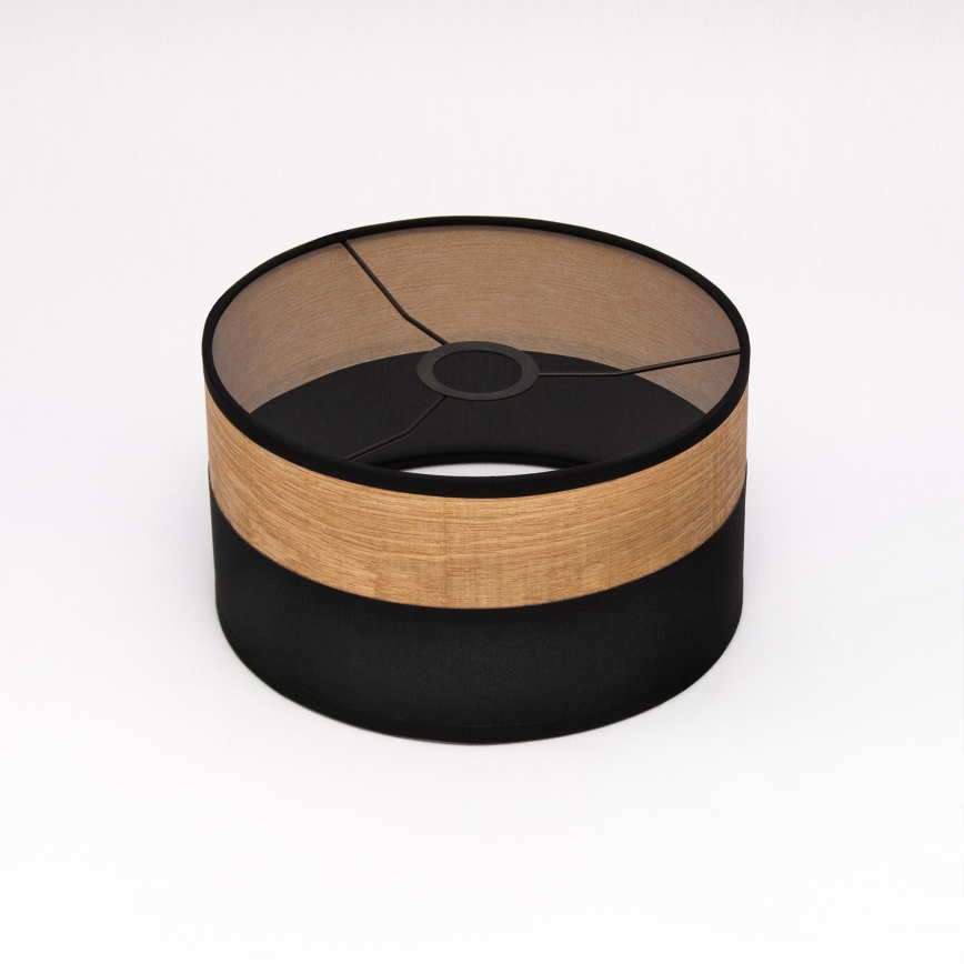 ALBA cable pendant light 1xE27/15W/230V Ø25 cm black/brown