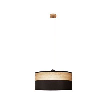 ALBA cable pendant light 1×E27/15W/230V, Ø 45 cm, black/brown
