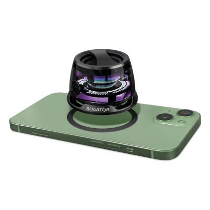 Aligator ABSMB01 - Magnetic Speaker for MagSafe Mini Beat, 400 mAh, Black