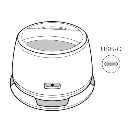 Aligator ABSMB01 - Magnetic Speaker for MagSafe Mini Beat, 400 mAh, Black