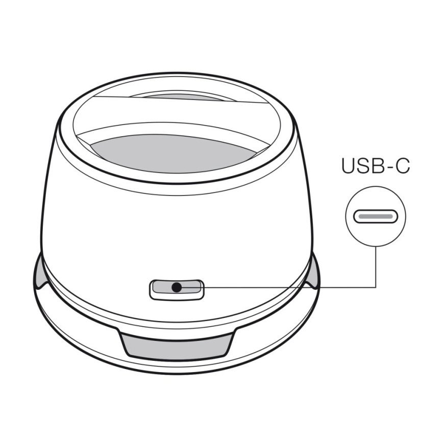 Aligator ABSMB01 - Magnetic Speaker for MagSafe Mini Beat, 400 mAh, Black