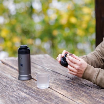 Aligator ACM002 - PortaCaffé 3-in-1 Travel Rechargeable Coffee Maker 72W/7500 mAh gray