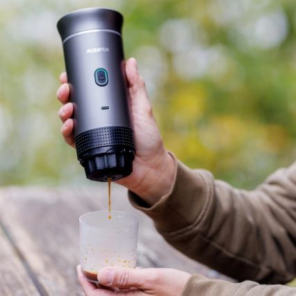 Aligator ACM002 - PortaCaffé 3-in-1 Travel Rechargeable Coffee Maker 72W/7500 mAh gray