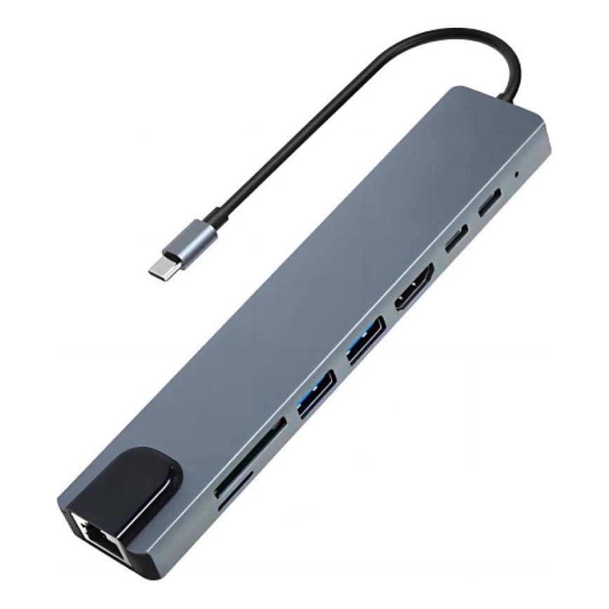 Aligator AHUB001 - 8-in-1 USB-C Hub