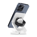 Aligator AMS09WT - 3-in-1 MagSafe Wireless Charging Station 15W White