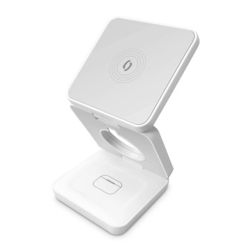 Aligator AMS09WT - 3-in-1 MagSafe Wireless Charging Station 15W White