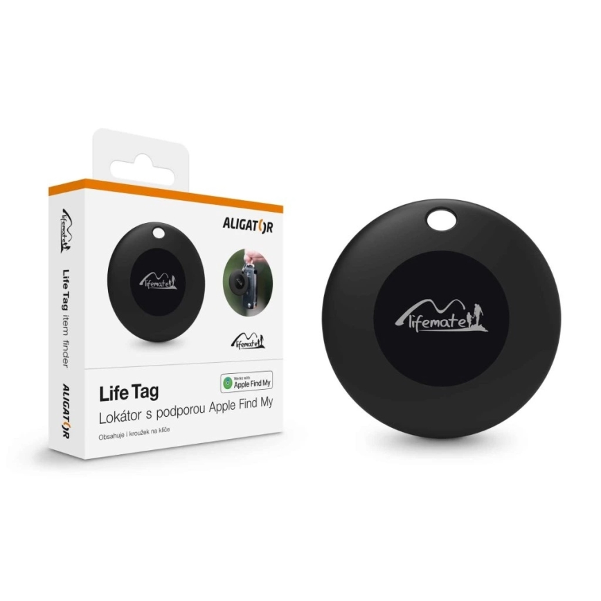 Aligator APD001 - Life Tag Tracker 1xCR2032, IP65, Black