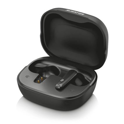 Aligator ATR10BK - 2-in-1 Wireless Translator Earbuds Pods Translate 470 mAh + 2x 40 mAh Black