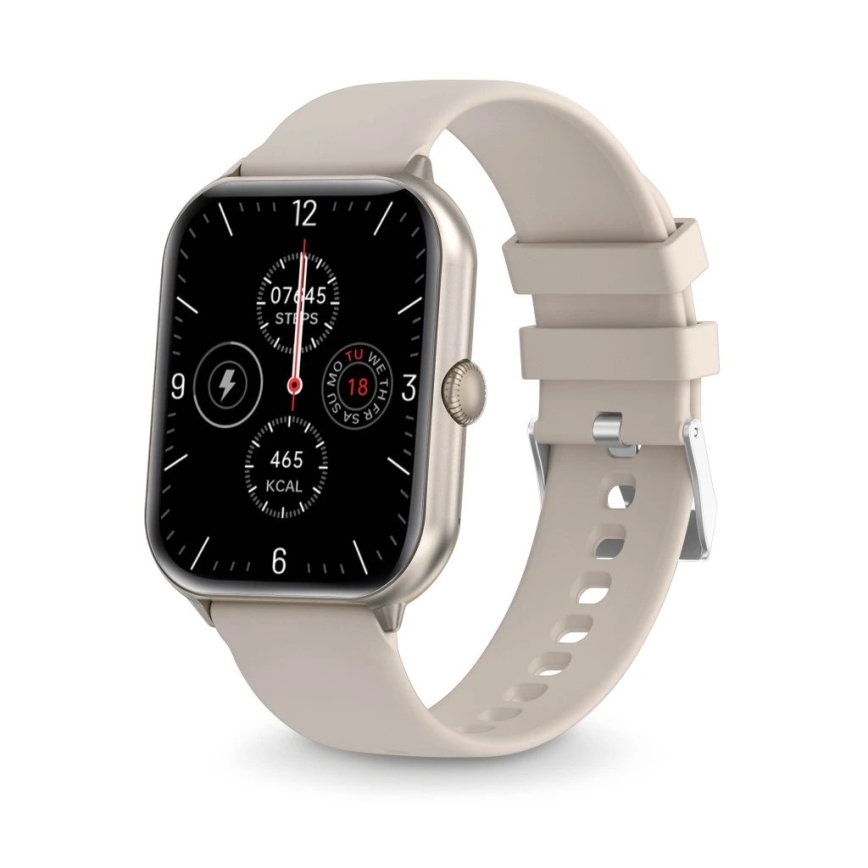 Aligator AW10SR - Watch GO Smartwatch 220 mAh IP67 Cream
