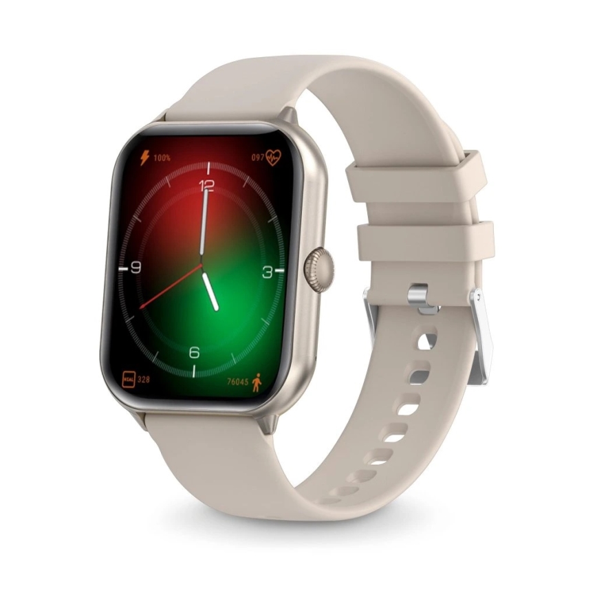 Aligator AW10SR - Watch GO Smartwatch 220 mAh IP67 Cream