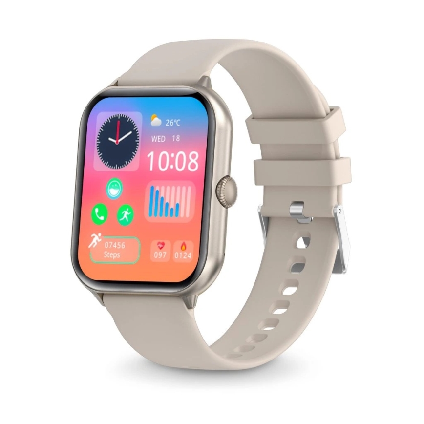 Aligator AW10SR - Watch GO Smartwatch 220 mAh IP67 Cream