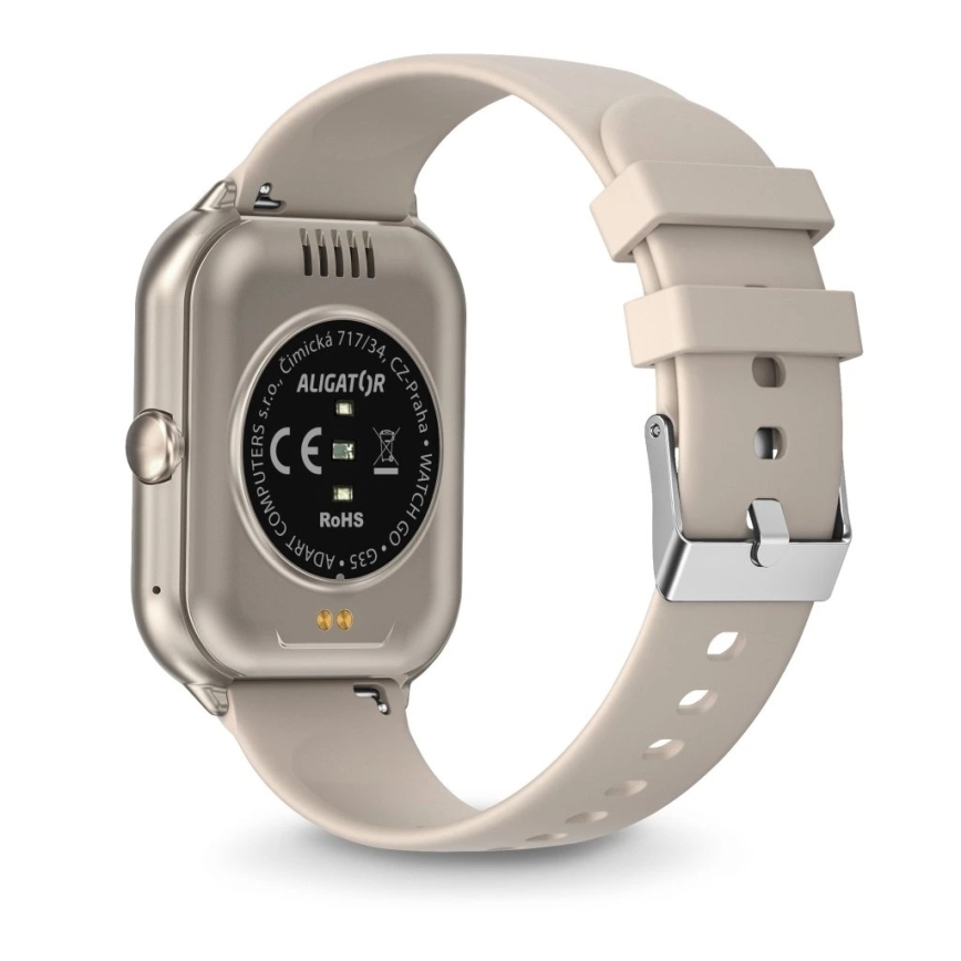 Aligator AW10SR - Watch GO Smartwatch 220 mAh IP67 Cream