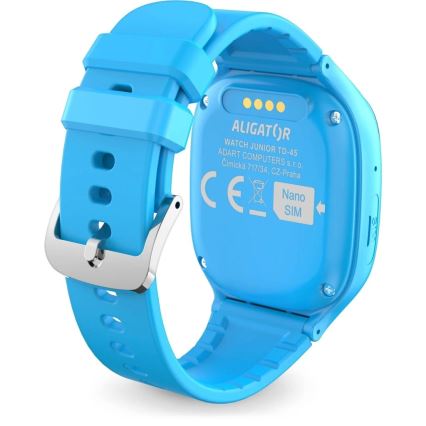 Aligator AW11BE - Watch Junior 2 Smartwatch 450 mAh IP67 Wi-Fi Blue