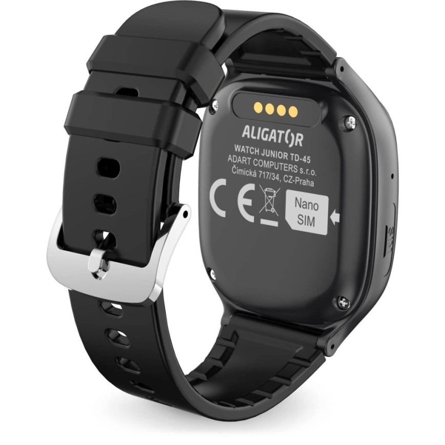 Aligator AW11BK - Watch Junior 2 Smartwatch 450 mAh IP67 Wi-Fi Black