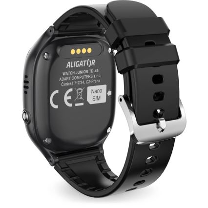 Aligator AW11BK - Watch Junior 2 Smartwatch 450 mAh IP67 Wi-Fi Black