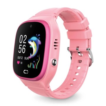 Aligator AW11PK - Watch Junior 2 Smartwatch, 450 mAh, IP67, Wi-Fi, Pink