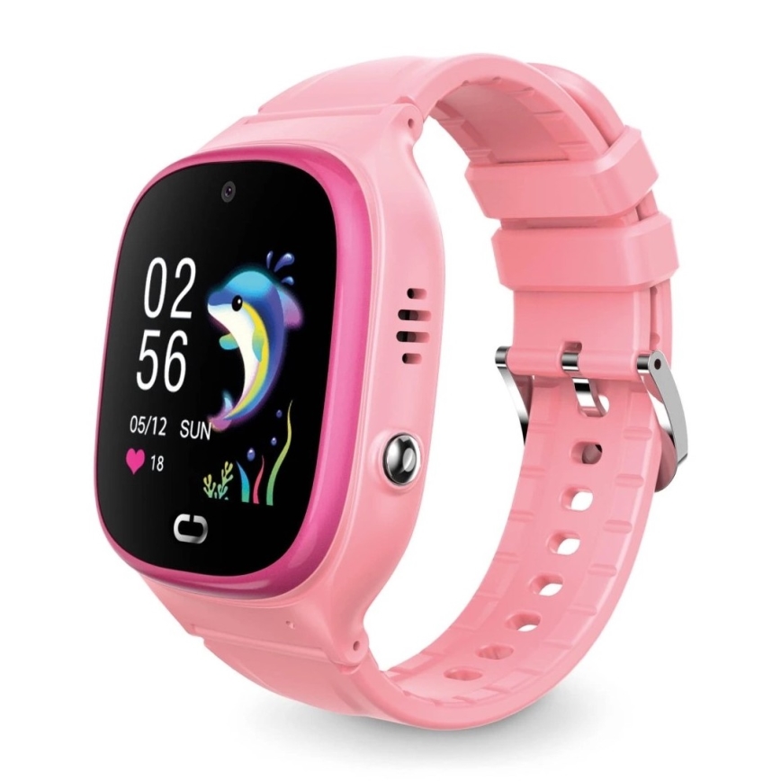 Aligator AW11PK - Watch Junior 2 Smartwatch, 450 mAh, IP67, Wi-Fi, Pink