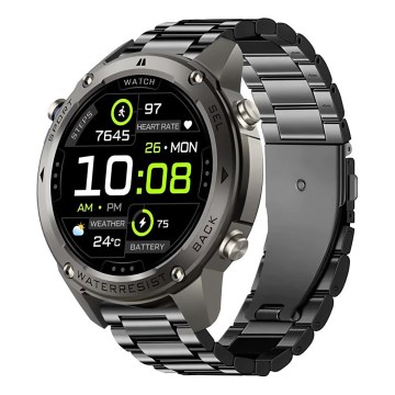 Aligator AW12BK - Smartwatch with GPS, 500 mAh, IP69K, Black